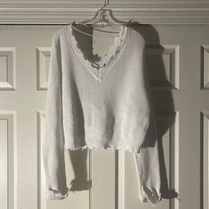 Slight used sweater. Great in the summer and winter.